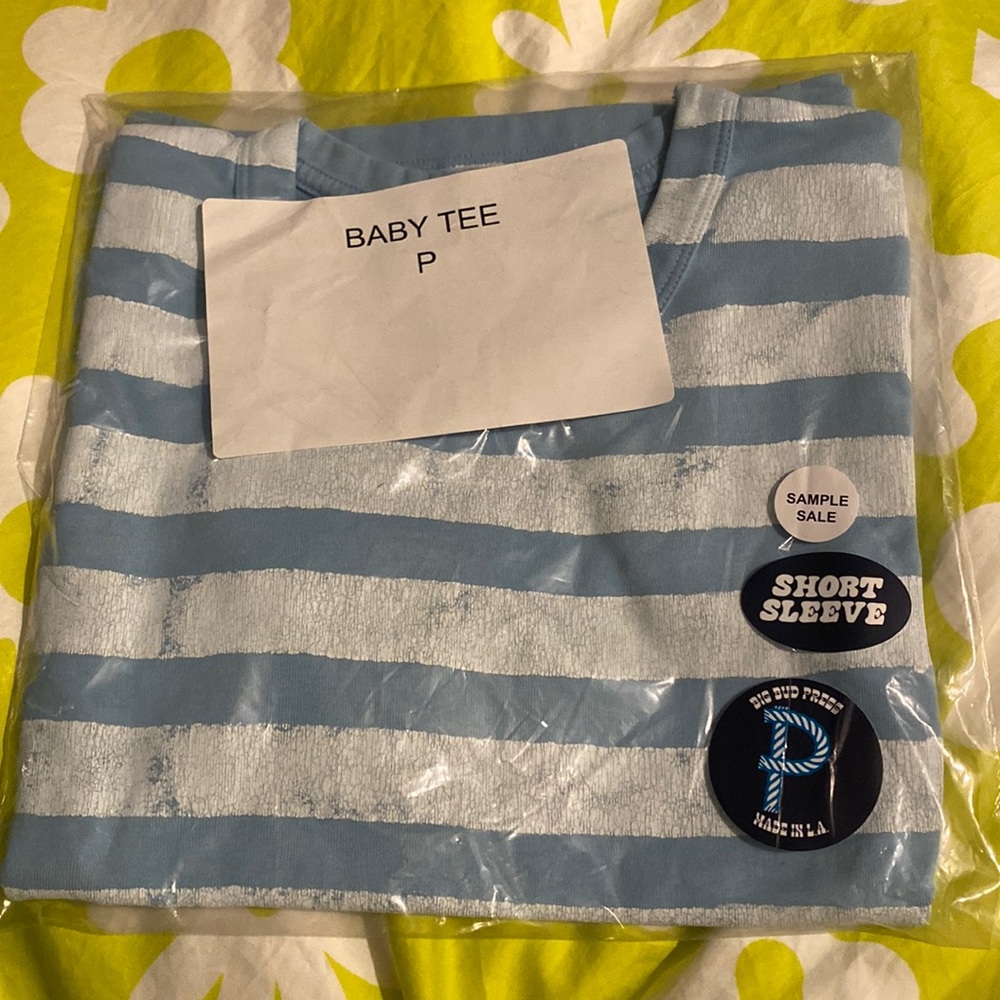 BNWT BBP Paint Stripe Baby Tee